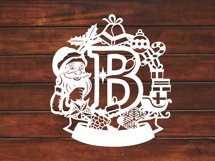 Christmas Santa Elements SVG Letter B Product Image 3