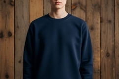 Navy blue T-shirt Mockup Design Product Image 1