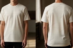 Men's classic white T-shirt Mockup Design Product Image 1