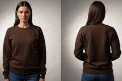Brown T-shirt Mockup Design Product Image 1