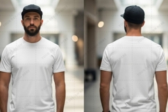White T-shirt Mockup Design Product Image 1