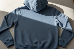 Blue hoodie T-shirt Mockup Design Product Image 1