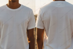 Men's classic white T-shirt Mockup Design Product Image 1