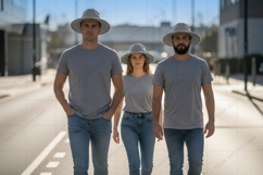 Casual streetwear t-shirt mockup design Product Image 1