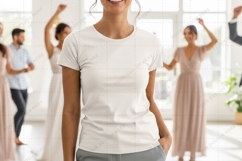 White t-shirt mockup design Product Image 1