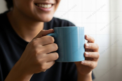 Blue ceramic mug mockup design Product Image 1