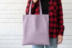 Purple tote bag mockup design Product Image 1