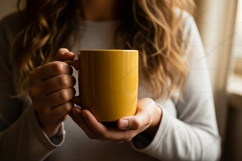 Bright yellow mug mockup design Product Image 1