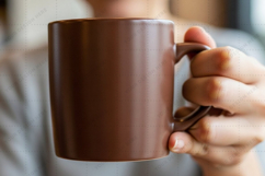 Brown ceramic mug mockup design Product Image 1