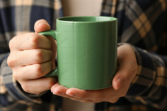 Green ceramic mug mockup design Product Image 1