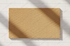 Natural jute doormat mockup Product Image 1