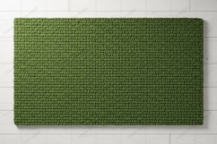 Green textured doormat mockup Product Image 1
