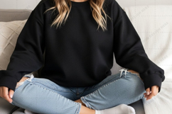 Casual black t-shirt mockup design Product Image 1