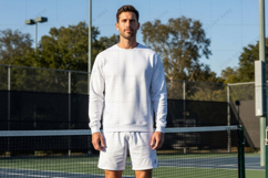 White tennis t-shirt mockup design Product Image 1