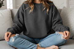 Casual black t-shirt mockup design Product Image 1