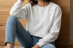 Casual white t-shirt mockup design Product Image 1