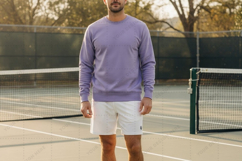 Men's tennis sweatshirt mockup design Product Image 1