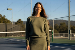 Olive green t-shirt mockup design Product Image 1