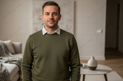 Modern green t-shirt mockup design Product Image 1