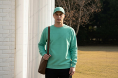 Mint green t-shirt mockup design Product Image 1