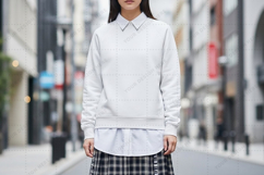 Modern white t-shirt mockup design Product Image 1