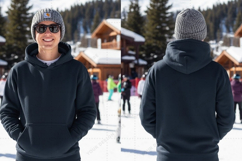 Unisex hooded sweatshirt for winter activities t-shirt mocku Product Image 1