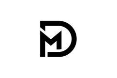 MD DM Logo design Product Image 1