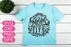 Mom life SVG, t-shirt design clipart, gift for Mom Product Image 3