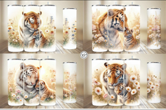 4 Mother and Baby Tumbler Sublimation, 20 oz Tumbler Wrap Product Image 2
