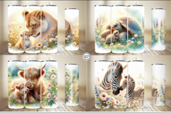 4 Mother and Baby Tumbler Sublimation, 20 oz Tumler Wrap Product Image 2