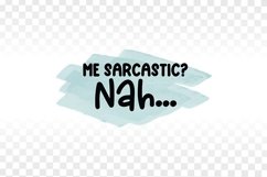 Sarcastic sublimation, funny png Product Image 1
