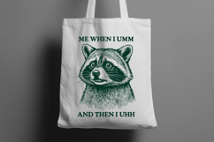 Funny Raccoon SVG Sarcastic Introvert Meme PNG Art Product Image 2