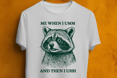 Funny Raccoon SVG Sarcastic Introvert Meme PNG Art Product Image 3