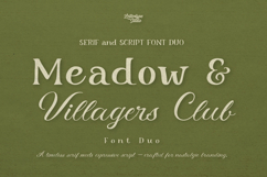 Meadow &amp; Villager Club Font Duo Product Image 1