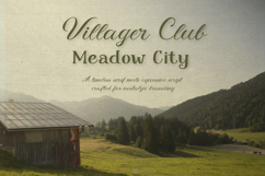 Meadow &amp; Villager Club Font Duo Product Image 12