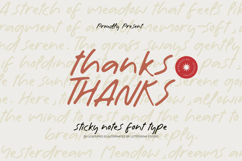 Meadow Yesterdream - Sticky Notes Font Type Product Image 20