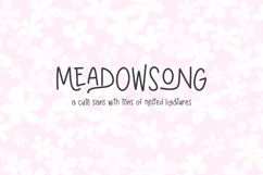 Meadowsong Display Font Product Image 1