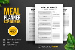 Meal Planner - KDP Interior Product Image 1