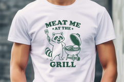 Funny Raccoon BBQ Dad SVG PNG, 10 Trash Panda Grillin Bundle Product Image 3