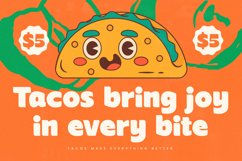 Meaty Bliss - Modern Retro Display Sans Serif Product Image 5