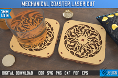 Mechanical Coasters Laser Cut Bundle, Kinetic Coasters Set Product Image 3