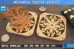 Mechanical Coasters Laser Cut Bundle, Kinetic Coasters Set Product Image 4