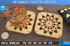 Mechanical Coasters Laser Cut Bundle, Kinetic Coasters Set Product Image 6