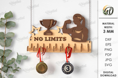 Medal Holder Laser Cut. Medal Display SVG Product Image 1