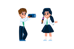 journalism media studies school education vector Product Image 1