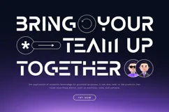 Median - Modern Futuristic Sci-fi Font Product Image 4