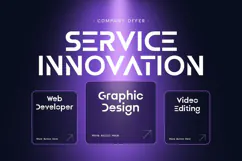 Median - Modern Futuristic Sci-fi Font Product Image 5