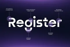 Median - Modern Futuristic Sci-fi Font Product Image 9