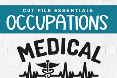 Medical Assistant svg for tshirts and tote bags created with Cricut or Silhouette cutting machines