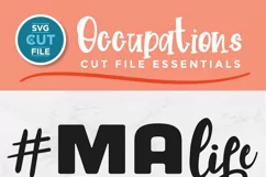 It's easy to use this Medical assistant svg and your Cricut or Silhouette machine to create cute shirts and tote bags for MA coworkers!